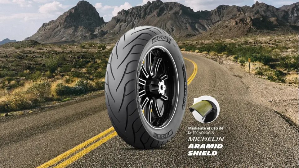 Tecnología Aramid Shield del MICHELIN COMMANDER 2